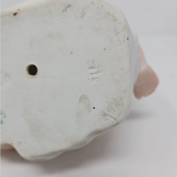 Antique Heubach Bisque Porcelain Piano Baby Boy on Back Doll Germany 3162 9" - Picture 6 of 10